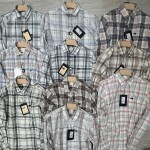 Logoff linen Checks  Shirt