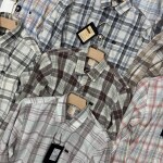 Logoff linen Checks  Shirt