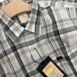 Logoff linen Checks  Shirt