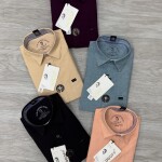 logoff cotton oxford plain shirt