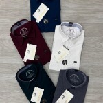 logoff cotton oxford plain shirt