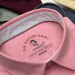 logoff cotton oxford plain shirt