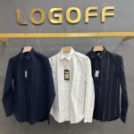 logoff oxford stripes shirt