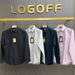 logoff oxford stripes shirt