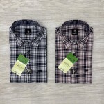 Logoff linen Checks  Shirt