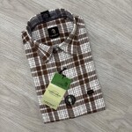 Logoff linen Checks  Shirt