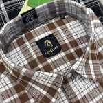 Logoff linen Checks  Shirt