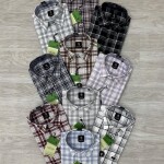 Logoff linen Checks  Shirt