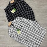 Logoff linen Checks  Shirt