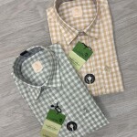 Logoff linen Checks  Shirt
