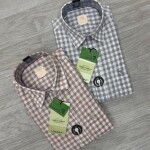 Logoff linen Checks  Shirt