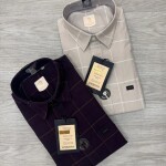 Logoff oxford checks shirt