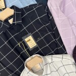 Logoff oxford checks shirt