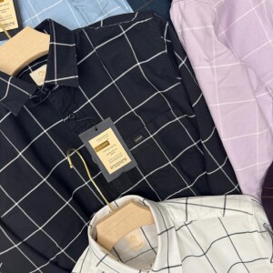 Logoff oxford checks shirt