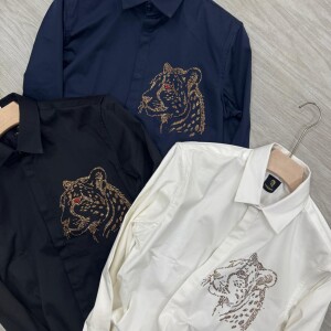 LOGOFF STONE WORK PARTY WEAR SHIRT