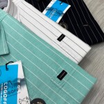 logoff cotton oxford stripes shirt