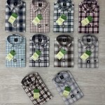logoff linen checks shirt