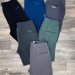 logoff dobby back side zip track pant
