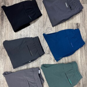 logoff dobby back side zip track pant