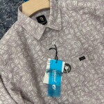 logoff cotton oxford printed shirt