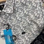 logoff cotton oxford printed shirt