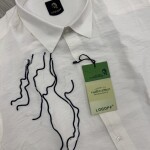 logoff embroidery shirt