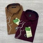 logoff embroidery shirt