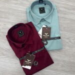 Black letter imported satin shirts