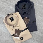 Black letter imported satin shirts