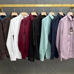 Black letter imported satin shirts