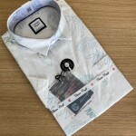 chain craft half sleeve linen shirt