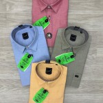 logoff cotton oxford plain shirt