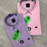 logoff cotton oxford plain shirt
