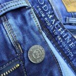 Wood machine Ankle Fit Jeans