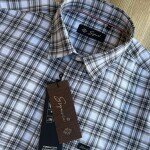 s squere oxford checks shirt