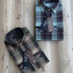 s squere oxford checks shirt