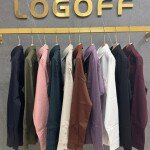 logoff oxford lycra plain shirt