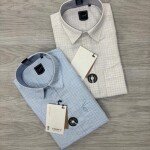 Logoff linen Checks  Shirt