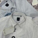 Logoff linen Checks  Shirt