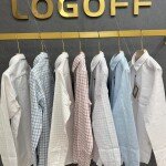 Logoff linen Checks  Shirt