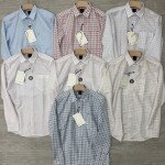 Logoff linen Checks  Shirt