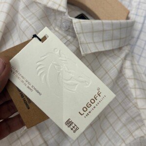 Logoff linen Checks  Shirt