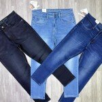 Wood machine Ankle Fit Jeans