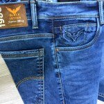 black letter ankle fit jeans pant