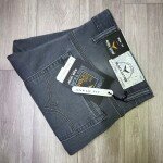 black letter ankle fit jeans pant