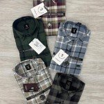 logoff cotton oxford checks shirt