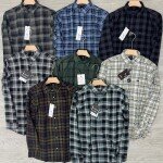 logoff cotton oxford checks shirt