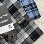 logoff cotton oxford checks shirt
