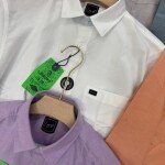 logoff oxford plain shirt