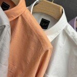 logoff oxford plain shirt